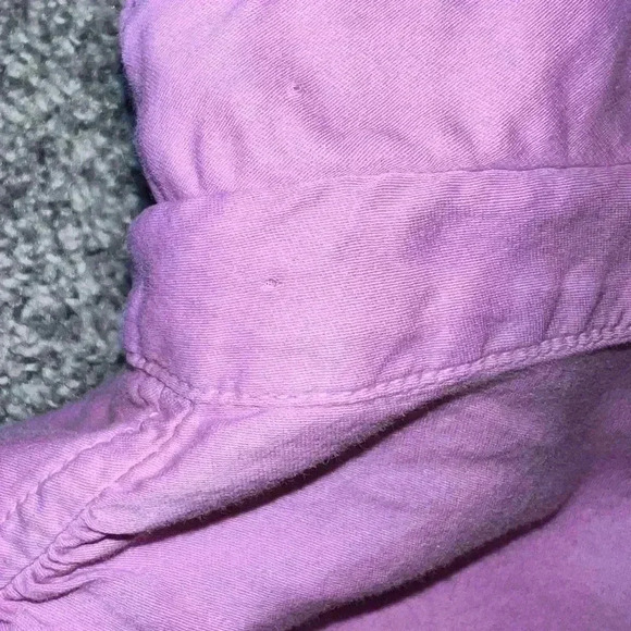 xirena  pinkish purple sz M Button Collar Coastal Coquette Long Sleeve - Picture 7 of 7